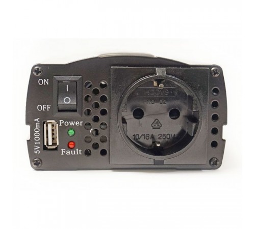 Автомобільний інвертор 12V/220V 300W, USB 5V 1A, HYM300-122 PowerPlant (KD00MS0001) Автомобільний інвертор 12V/220V 300W, USB 5V 1A, HYM300-122 PowerPlant (KD00MS0001)