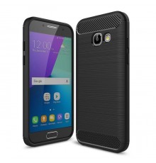 Чехол для мобильного телефона для SAMSUNG Galaxy A3 2017 Carbon Fiber (Black) Laudtec (LT-A32017B)