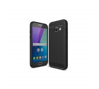 Чехол для мобильного телефона для SAMSUNG Galaxy A3 2017 Carbon Fiber (Black) Laudtec (LT-A32017B)