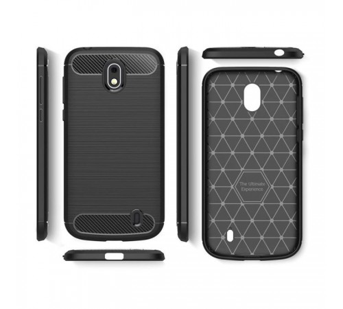 Чехол для мобильного телефона Laudtec для Nokia 1 Carbon Fiber (Black) (LT-N1B) Чехол для мобильного телефона Laudtec для Nokia 1 Carbon Fiber (Black) (LT-N1B)