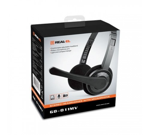 Навушники REAL-EL GD-011MV Black