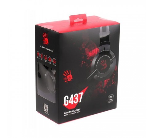 Наушники A4Tech G437 Bloody Black Наушники A4Tech G437 Bloody Black