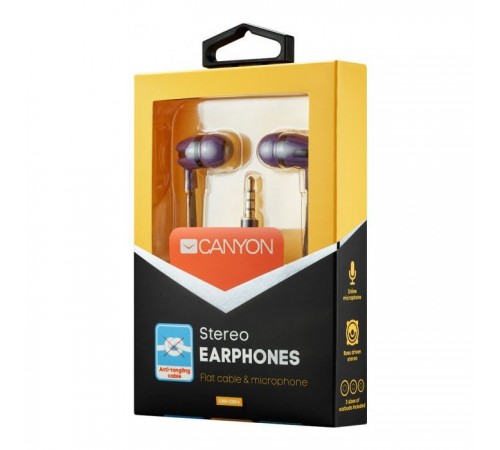 Навушники Canyon Purple (CNS-CEP4P) Навушники Canyon Purple (CNS-CEP4P)