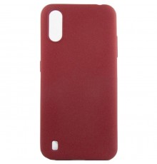 Чохол до мобільного телефона Dengos Carbon Samsung Galaxy A01, red (DG-TPU-CRBN-55) (DG-TPU-CRBN-55)