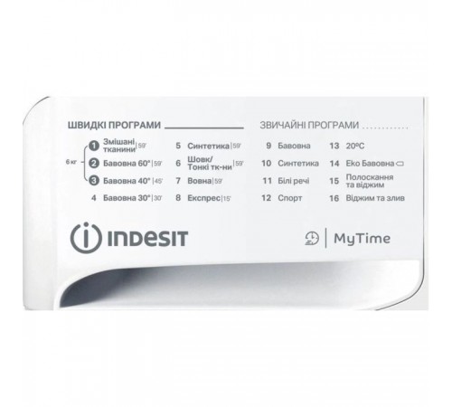 Пральна машина Indesit OMTWSE61051WKUA Пральна машина Indesit OMTWSE61051WKUA