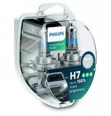 Автолампа Philips H7 X-treme VISION PRO +150%, 3700K, 2шт/блістер (12972XVPS2)