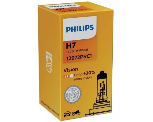 Автолампа Philips галогеновая 55W (12972 PR C1) Автолампа Philips галогеновая 55W (12972 PR C1)