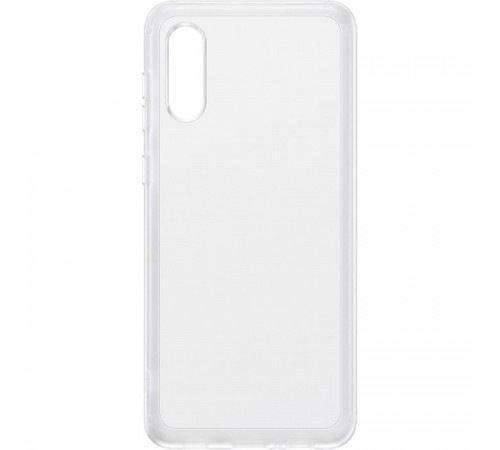 Чохол до мобільного телефона Samsung Soft Clear Cover Galaxy A02 (A022) Transparent (EF-QA022TTEGRU) Чохол до мобільного телефона Samsung Soft Clear Cover Galaxy A02 (A022) Transparent (EF-QA022TTEGRU)