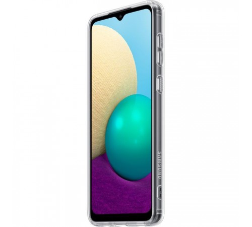 Чохол до мобільного телефона Samsung Soft Clear Cover Galaxy A02 (A022) Transparent (EF-QA022TTEGRU) Чохол до мобільного телефона Samsung Soft Clear Cover Galaxy A02 (A022) Transparent (EF-QA022TTEGRU)