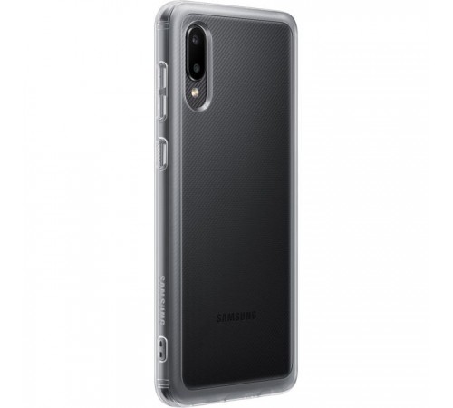 Чохол до мобільного телефона Samsung Soft Clear Cover Galaxy A02 (A022) Transparent (EF-QA022TTEGRU) Чохол до мобільного телефона Samsung Soft Clear Cover Galaxy A02 (A022) Transparent (EF-QA022TTEGRU)
