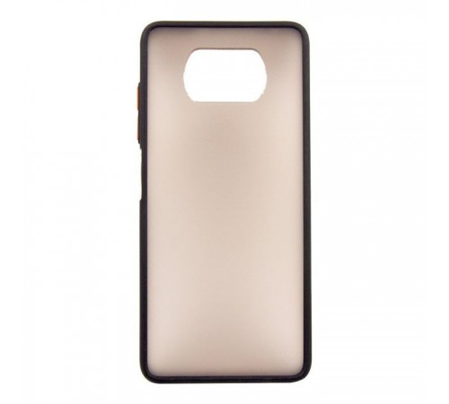 Чохол до мобільного телефона Dengos Matt POCO X3, black (DG-TPU-MATT-68) Чохол до мобільного телефона Dengos Matt POCO X3, black (DG-TPU-MATT-68)