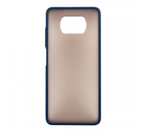 Чохол до мобільного телефона Dengos Matt POCO X3, blue (DG-TPU-MATT-69) Чохол до мобільного телефона Dengos Matt POCO X3, blue (DG-TPU-MATT-69)