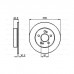 Тормозной диск Bosch 0 986 478 758