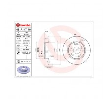 Тормозной диск Brembo 08.A147.10