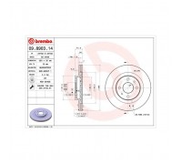 Гальмівний диск Brembo 09.8903.14
