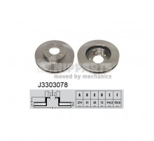 Тормозной диск Nipparts J3303078