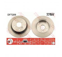 Гальмівний диск TRW DF7209
