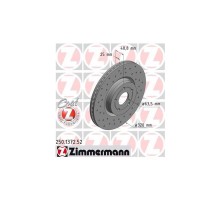 Тормозной диск ZIMMERMANN 250.1372.52