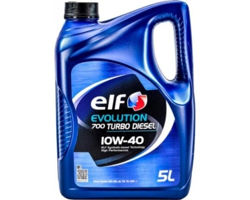 Моторна олива ELF EVOL.700 TURBO D 10w40 5л. (4379) Моторна олива ELF EVOL.700 TURBO D 10w40 5л. (4379)