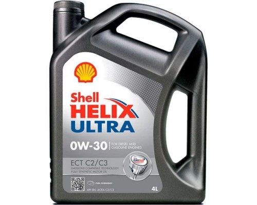 Моторна олива Shell Helix Ultra ECT С2/С3 0W30 4л (4689) Моторна олива Shell Helix Ultra ECT С2/С3 0W30 4л (4689)