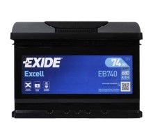 Аккумулятор автомобильный EXIDE EXCELL 74A (EB740)