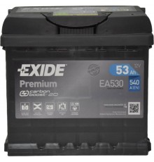 Акумулятор автомобільний EXIDE PREMIUM 53A (EA530)