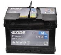 Акумулятор автомобільний EXIDE PREMIUM 61A (EA612)