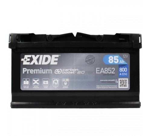 Акумулятор автомобільний EXIDE PREMIUM 85A (EA852) Акумулятор автомобільний EXIDE PREMIUM 85A (EA852)