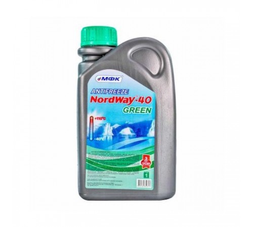 Антифриз МФК "NordWay -40" (-32C) зеленый. ПЭ кон.0,92кг (30813) Антифриз МФК "NordWay -40" (-32C) зеленый. ПЭ кон.0,92кг (30813)