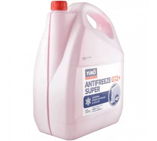 Антифриз Yuko -40 Super G12+ червоний 9л (10 кг.) (4820070248234) Антифриз Yuko -40 Super G12+ червоний 9л (10 кг.) (4820070248234)