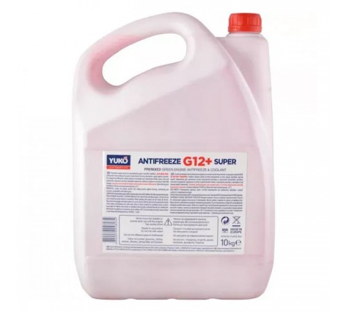 Антифриз Yuko -40 Super G12+ червоний 9л (10 кг.) (4820070248234) Антифриз Yuko -40 Super G12+ червоний 9л (10 кг.) (4820070248234)