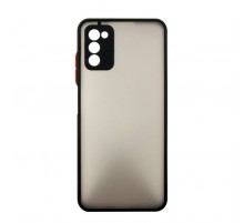 Чехол для мобильного телефона Dengos Matt Samsung Galaxy A03s black (DG-TPU-MATT-85)