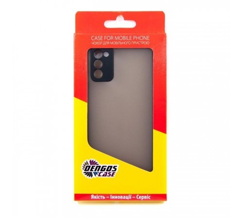 Чохол до мобільного телефона Dengos Matt Samsung Galaxy A03s black (DG-TPU-MATT-85)