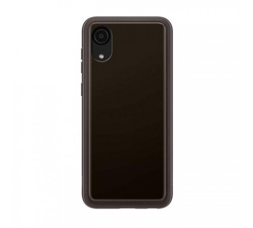 Чохол до мобільного телефона Samsung A03 Soft Clear Cover Black (EF-QA032TBEGRU) Чохол до мобільного телефона Samsung A03 Soft Clear Cover Black (EF-QA032TBEGRU)