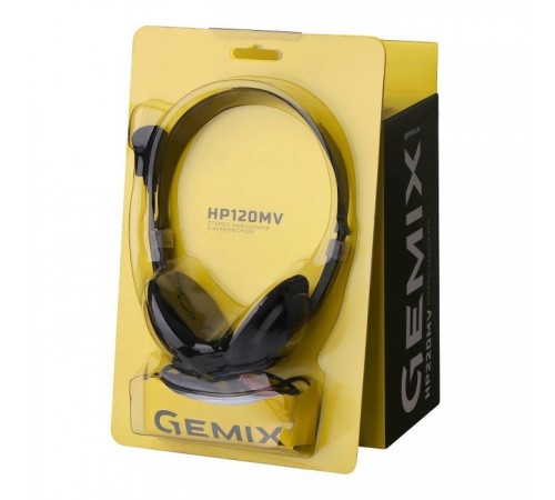 Наушники Gemix HP-120MV Black (HP-120MV) Наушники Gemix HP-120MV Black (HP-120MV)
