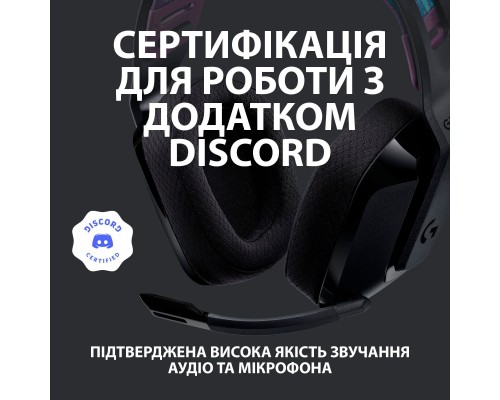 Навушники Logitech G535 Lightspeed Wireless Gaming Headset Black (981-000972) Навушники Logitech G535 Lightspeed Wireless Gaming Headset Black (981-000972)