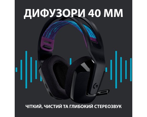 Навушники Logitech G535 Lightspeed Wireless Gaming Headset Black (981-000972) Навушники Logitech G535 Lightspeed Wireless Gaming Headset Black (981-000972)