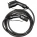 Зарядний кабель для електромобіля HiSmart Type 1 - Type 2, 32A, 7.2кВт, 1 фазный, 5м (EV200009)