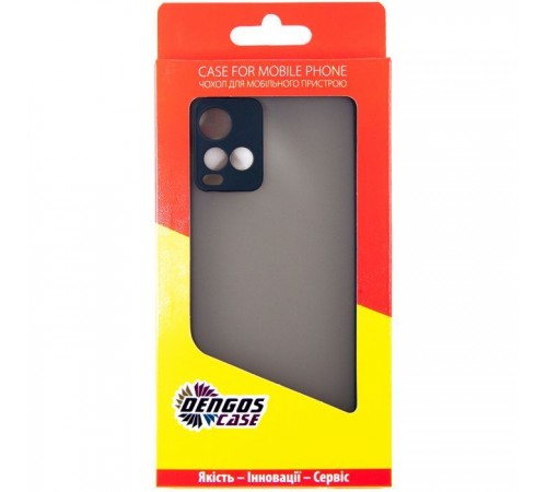 Чохол до мобільного телефона Dengos Matte Vivo Y33s (black) (DG-TPU-MATT-108) Чохол до мобільного телефона Dengos Matte Vivo Y33s (black) (DG-TPU-MATT-108)