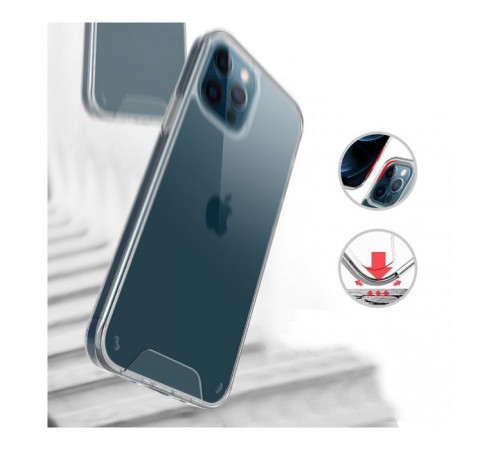 Чохол до мобільного телефона BeCover Space Case Apple iPhone 12 / 12 Pro Transparancy (707793) Чохол до мобільного телефона BeCover Space Case Apple iPhone 12 / 12 Pro Transparancy (707793)