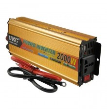 Автомобільний інвертор 12V/220V 2000ВА(1200Вт), approximate sinusoid Voltronic (YT-2000W-CI12V)