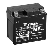 Акумулятор автомобільний Yuasa 12V 4Ah MF VRLA Battery AGM (YTX5L-BS)