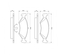 Тормозные колодки Bosch 0 986 466 402