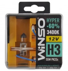Автолампа WINSO H3 HYPER +60 55W (712330)