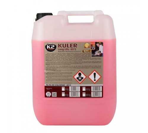 Антифриз K2 KULER -35C 20кг RED (W406C) Антифриз K2 KULER -35C 20кг RED (W406C)