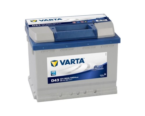 Аккумулятор автомобильный Varta 60Аг Blue Dynamic D43 (560127054) Аккумулятор автомобильный Varta 60Аг Blue Dynamic D43 (560127054)