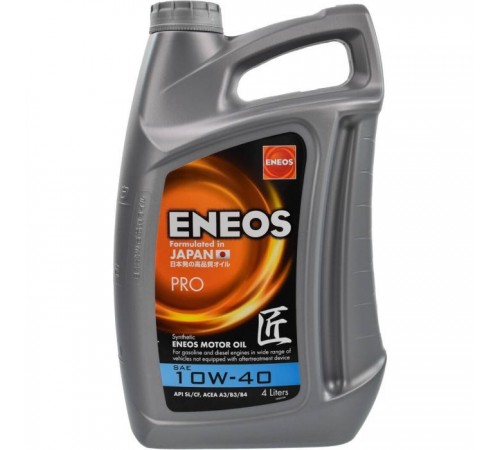 Моторное масло ENEOS PRO 10W-40 4л (EU0040301N) Моторное масло ENEOS PRO 10W-40 4л (EU0040301N)