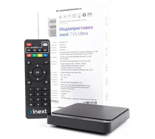 Медиаплеер iNeXT inext TV5 Ultra Медиаплеер iNeXT inext TV5 Ultra