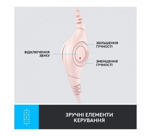 Наушники Logitech H390 USB Rose (981-001281) Наушники Logitech H390 USB Rose (981-001281)
