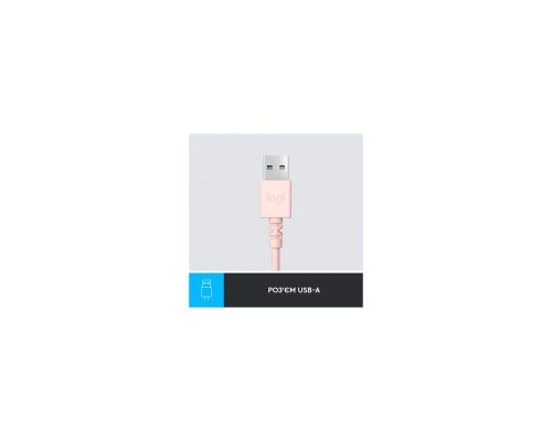 Навушники Logitech H390 USB Rose (981-001281) Навушники Logitech H390 USB Rose (981-001281)